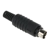 Lumberg DINプラグ 8極 オス ケーブルマウント MP-371 S/8 1個（直送品）