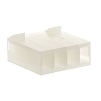 モレックス Molex コネクタハウジング 4極 ピッチ:3.96mm 1列 09ー50ー3041 1ロット(10個)（直送品）