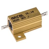 Arcol シャーシ取り付け抵抗器25W3.9Ω±5％ HS25 3R9 J 1個（直送品）