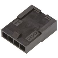 モレックス Molex コネクタハウジング 4極 ピッチ:3mm 1列 43640ー0401 1ロット(5個)（直送品）