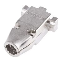 TE Connectivity DーSub バックシェエル Amplimite シリーズ 9 極 E， シルバー， 5745171ー5 1個（直送品）