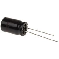 パナソニック Panasonic コンデンサ 2200μF， ，10V dc， EEUEB1A222 1ロット(5個)（直送品）