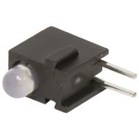 Bivar 基板用LED表示灯 緑/赤 直角 45 ° 2色 スルーホール実装 H100CBC 1ロット(10個)（直送品）