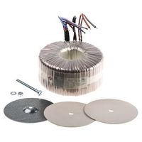 トロイダルトランス，1次:115 V ac， 230 ac，2次:2 x 115V ac，電力:1000VA RKD 1000/2x115（直送品）