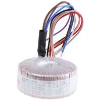 トロイダルトランス，1次:115V ac， 230V ac，2次:2 x 24V ac，電力:120VA RKD 120/2x24 1個（直送品）