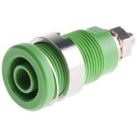 Schutzinger バナナソケット メス 緑， SEB 6445 NI / GN 1個（直送品）