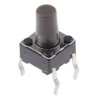 Alps Alpine タクタイルスイッチ 単極単投(SPST) スルーホール モーメンタリ 6 x 9.5mm SKHHAPA010（直送品）