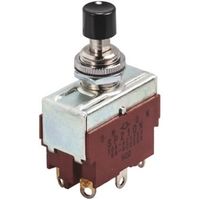 ニデックコンポーネンツ 日本電産コパル電子 押しボタンスイッチ， ラッチ， パネルマウント， 双極双投(DPDT)， SP210NーZ 1個（直送品）