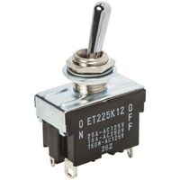日本電産コパル電子 トグルスイッチ DPST パネルマウント ラッチ ET225K12-Z 1個（直送品）