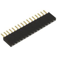 SAMTEC 基板接続用ソケット 16 極 2.54mm 1 列 スルーホール SSW-116-02-G-S 1個（直送品）