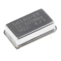 Mercury 発振器， 10MHz， HCMOS， TTL出力 スルーホール， 14ーPin PDIP 5H14ET-10.000 1個（直送品）