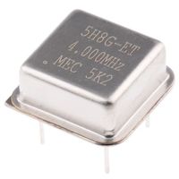 Mercury 発振器， 4MHz， HCMOS， TTL出力 スルーホール， 8ーPin PDIP 5H8ET-4.000 1個（直送品）