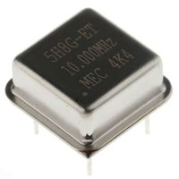 Mercury 発振器， 10MHz， HCMOS， TTL出力 スルーホール， 8ーPin PDIP 5H8ET-10.000 1個（直送品）