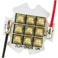 Intelligent LED Solutions 円形LEDアレイ， 青 ILH-OW09-BLUE-SC211-WIR200. 1個（直送品）