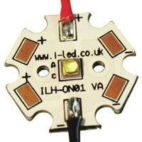 Intelligent LED Solutions 円形LEDアレイ， 青 ILH-OW01-DEBL-SC211-WIR200. 1個（直送品）