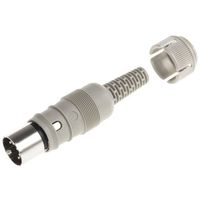 ヒルシュマン Hirschmann DINプラグ 5極 オス ケーブルマウント 930965517 MAS 5100 S 1個（直送品）