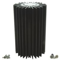 ヒートシンク 高さ:80mm， ILAーHSINKーSTARー50X80MMーBLKーK 1個（直送品）