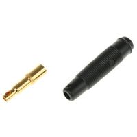 Hirschmann Test & Measurement バナナソケット メス 黒 真鍮， 931804700 1個（直送品）