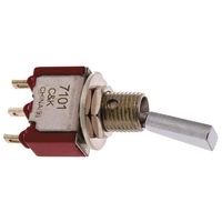 C&K Components C & K トグルスイッチ， SPDT， PCB， ラッチ， 7101P3YZQE 1個（直送品）