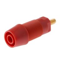 Schutzinger バナナソケット メス 赤， SAB 6922 AU / RT 1個（直送品）