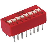 C&K Components C & K ディップスイッチ， 拡張， SPST BD01 1個（直送品）