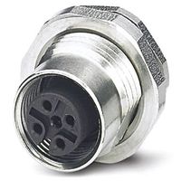 フエニックス・コンタクト Phoenix Contact 丸型コネクタ， 5極， M12， パネルマウント， 1554733 1個（直送品）