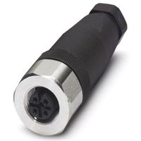 フエニックス・コンタクト Phoenix Contact 丸型コネクタ， 4極， M12， ケーブルマウント， 1553242 1個（直送品）