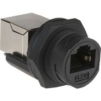 Amphenol RJ45 モジュラーコネクタ メス RJ45コネクタ パネルマウント Cat5e RCP-5SPFFH-TCU7001（直送品）