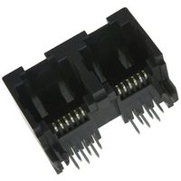 モレックス Molex RJ11コネクタ， メス， スルーホール， 43814ー6621 1個（直送品）