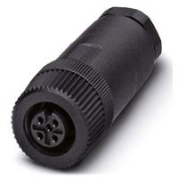フエニックス・コンタクト Phoenix Contact 丸型コネクタ， 5極， M12， ケーブルマウント， 1500787 1個（直送品）
