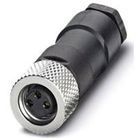 フエニックス・コンタクト Phoenix Contact 丸型コネクタ， 3極， M12， ケーブルマウント， 1681172 1個（直送品）