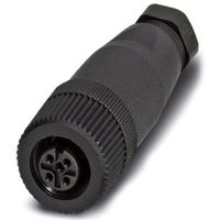 フエニックス・コンタクト Phoenix Contact 丸型コネクタ， 4極， M12， ケーブルマウント， 1681114 1個（直送品）