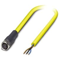 Phoenix Contact， 磁気ケーブル， 24 AWG， SACー3Pー 2.0ー542/M8 FS BKシリーズ 1406318（直送品）