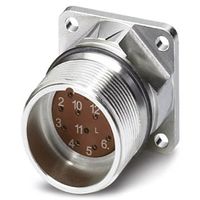 フエニックス・コンタクト Phoenix Contact 丸型コネクタ， 17極， スタンダード， フランジマウント， 1607892 1個（直送品）