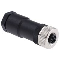 Franz Binder 丸型コネクタ， 3 + PE極， M12， ケーブルマウント， 99ー0690ー19ー04 1個（直送品）