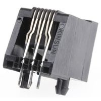 MH Connectors RJ12モジュラージャック・ プラグ， メス， RJ12コネクタ， スルーホール， MHRJJ66NFRA 1個（直送品）