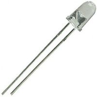 LED， アンバー， スルーホール実装， 5 mm (Tー1 3/4)， C503BーABNーCX0Y0341 1ロット(50個)（直送品）