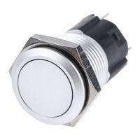 EAO 押しボタンスイッチ， モーメンタリ， パネルマウント， 単極双投(SPDT)， 82ー4551.1000 1個（直送品）