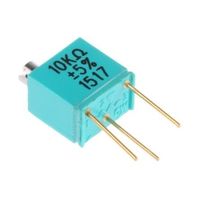 Vishay Foil Resistors 半固定抵抗器（トリマポテンショメータ） 10kΩ スルーホール 21回転型 Y405310K0000J0L（直送品）