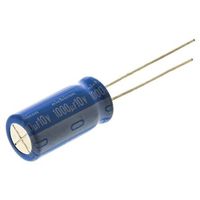 ニチコン コンデンサ 1000μF， ，10V dc， UBT1A102MPD8 1ロット(5個)（直送品）