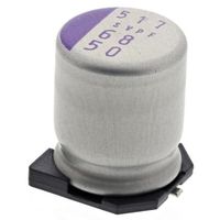 パナソニック Panasonic コンデンサ 68μF， ，50V dc， 50SVPF68M 1ロット(2個)（直送品）