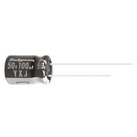 ルビコン コンデンサ 100μF， ，63V dc， 63YXJ100M10X12.5 1ロット(10個)（直送品）