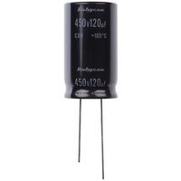 ルビコン コンデンサ 120μF， ，450V dc， 450CXW120MEFC18X31.5 1個（直送品）