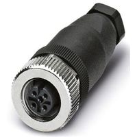 フエニックス・コンタクト Phoenix Contact 丸型コネクタ， 5極， M12， ケーブルマウント， 1662968 1個（直送品）