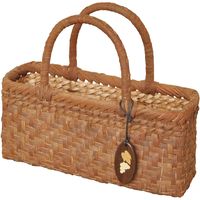 ヤマコー #79112 山葡萄バッグ沢皮網代 小籠 1個（直送品）