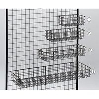 ストア・エキスプレス ネット用網カゴ　黒Ｗ５４ｃｍ 2529-236 1個（直送品）