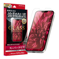 iPhone 14 Plus/13 Pro Max ガラスフィルム「GLASS PREMIUM FILM」 ケースに干渉しにくい（直送品）