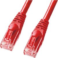 サンワサプライ カテゴリ6Aより線LANケーブル(レッド・2m) KB-T6AY-02R 1個