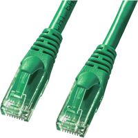 サンワサプライ カテゴリ6Aより線LANケーブル(グリーン・3m) KB-T6AY-03G 1個