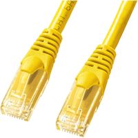 サンワサプライ カテゴリ6Aより線LANケーブル(イエロー・5m) KB-T6AY-05Y 1個
